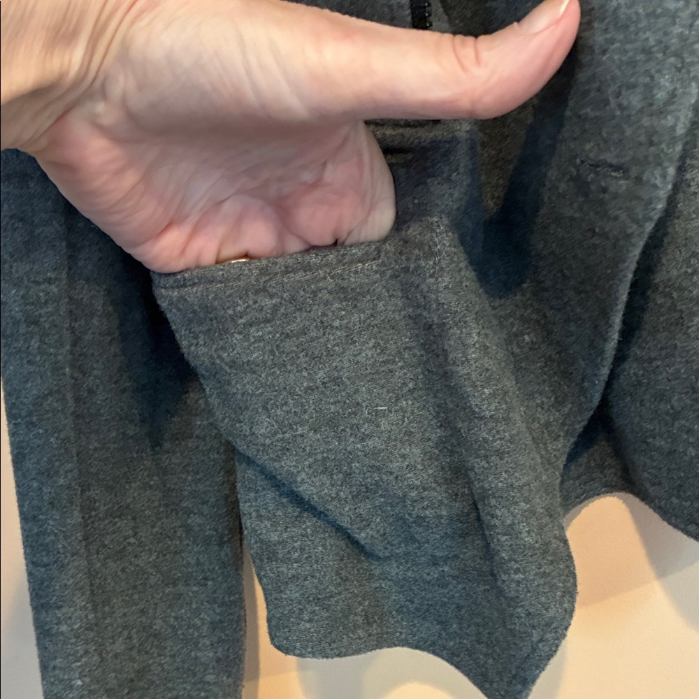 Gray Open Front Blazer - image 4